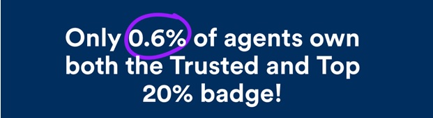 Rate my agent badge percentage